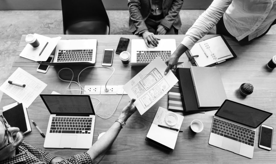 UX and software developers at work